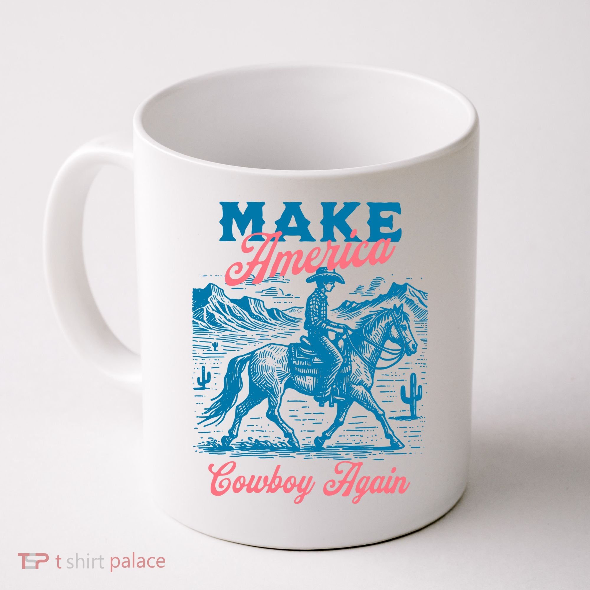 Make America Cowboy Again Western Rodeo Coffee Mug