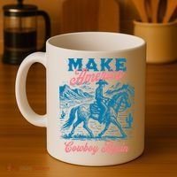 Make America Cowboy Again Western Rodeo Coffee Mug thumb 4