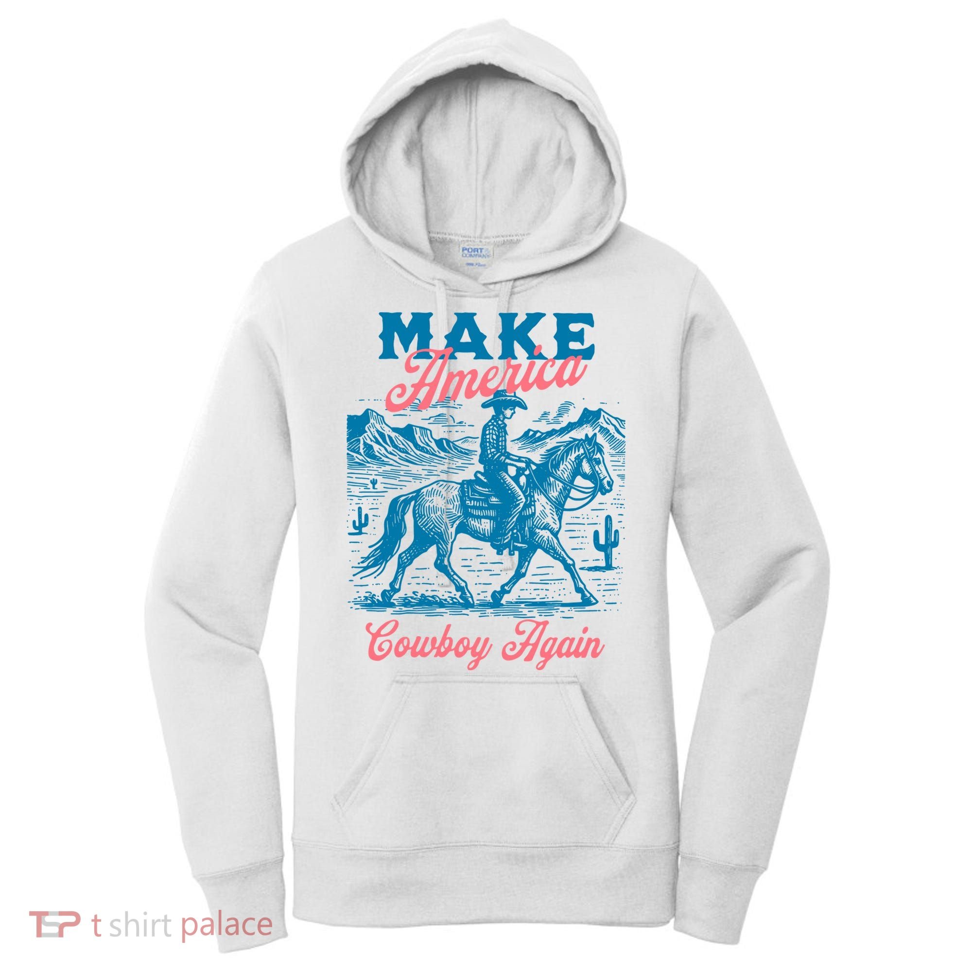 Make America Cowboy Again Western Rodeo Women's Hoodie
