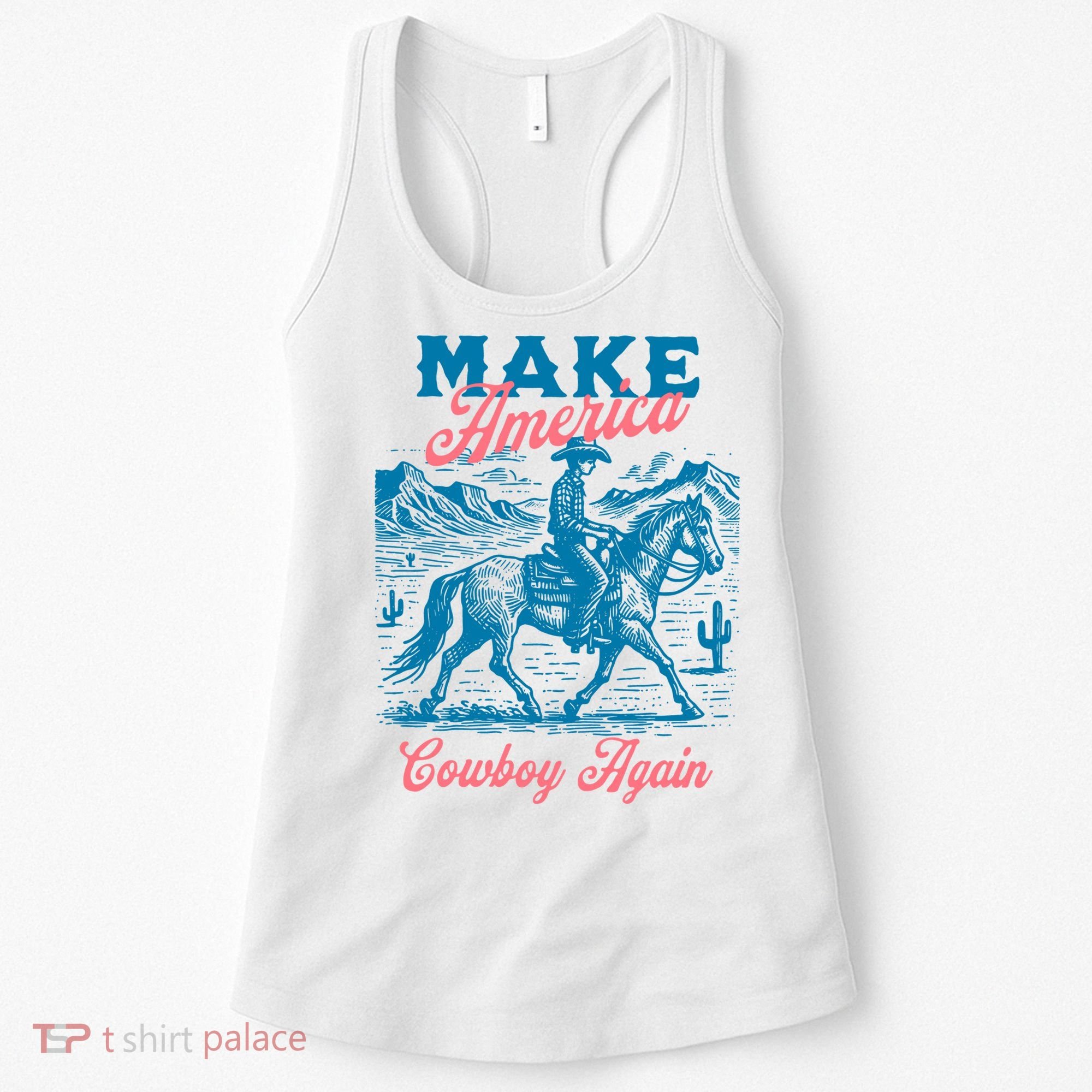 Make America Cowboy Again Western Rodeo Women's Tank Top