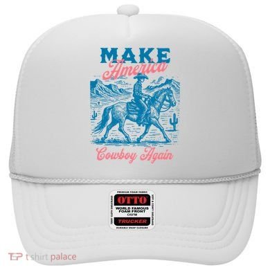 Make America Cowboy Again Western Rodeo Hat