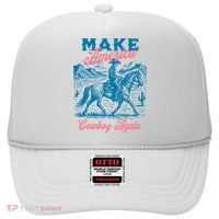 Make America Cowboy Again Western Rodeo Hat thumb 0