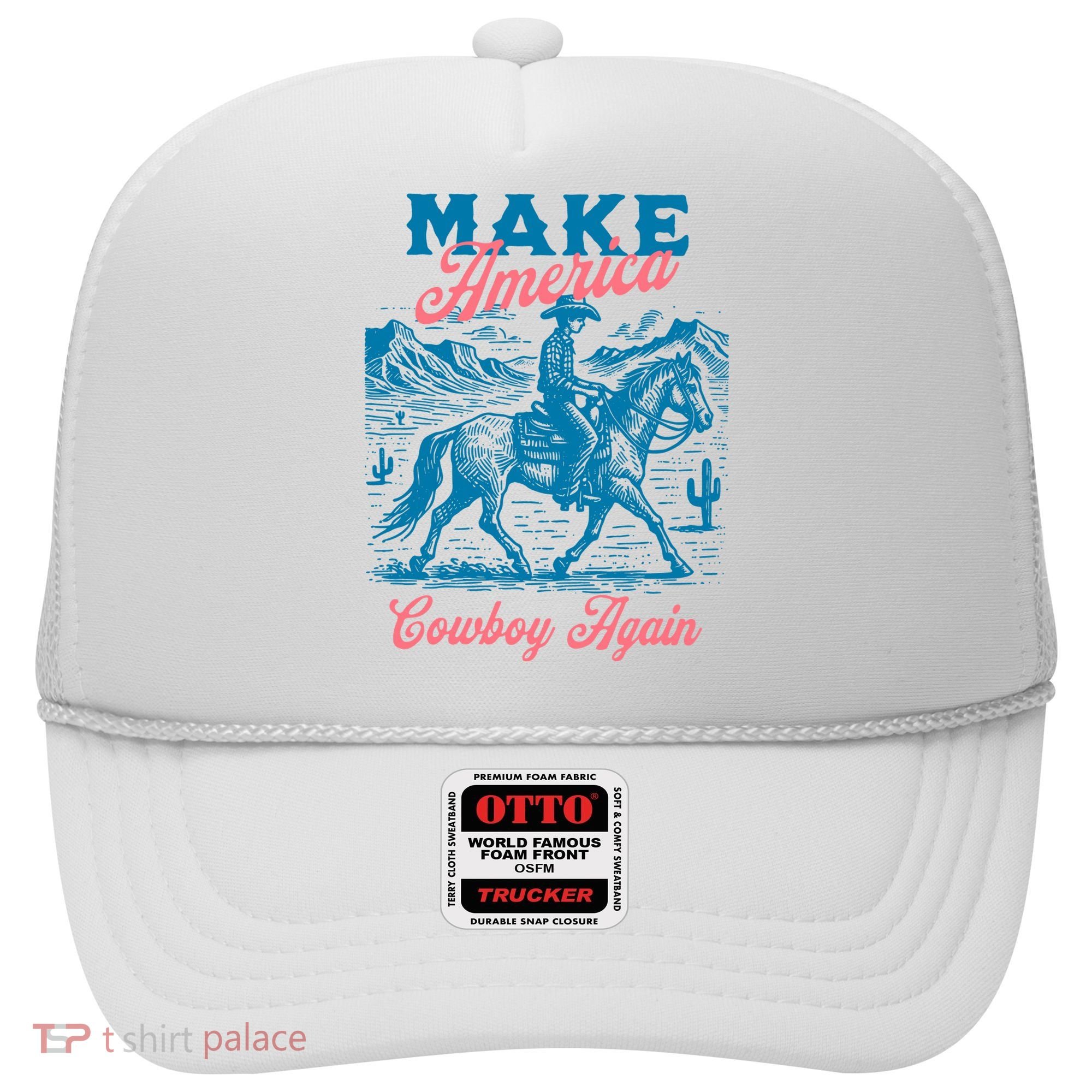 Make America Cowboy Again Western Rodeo Hat