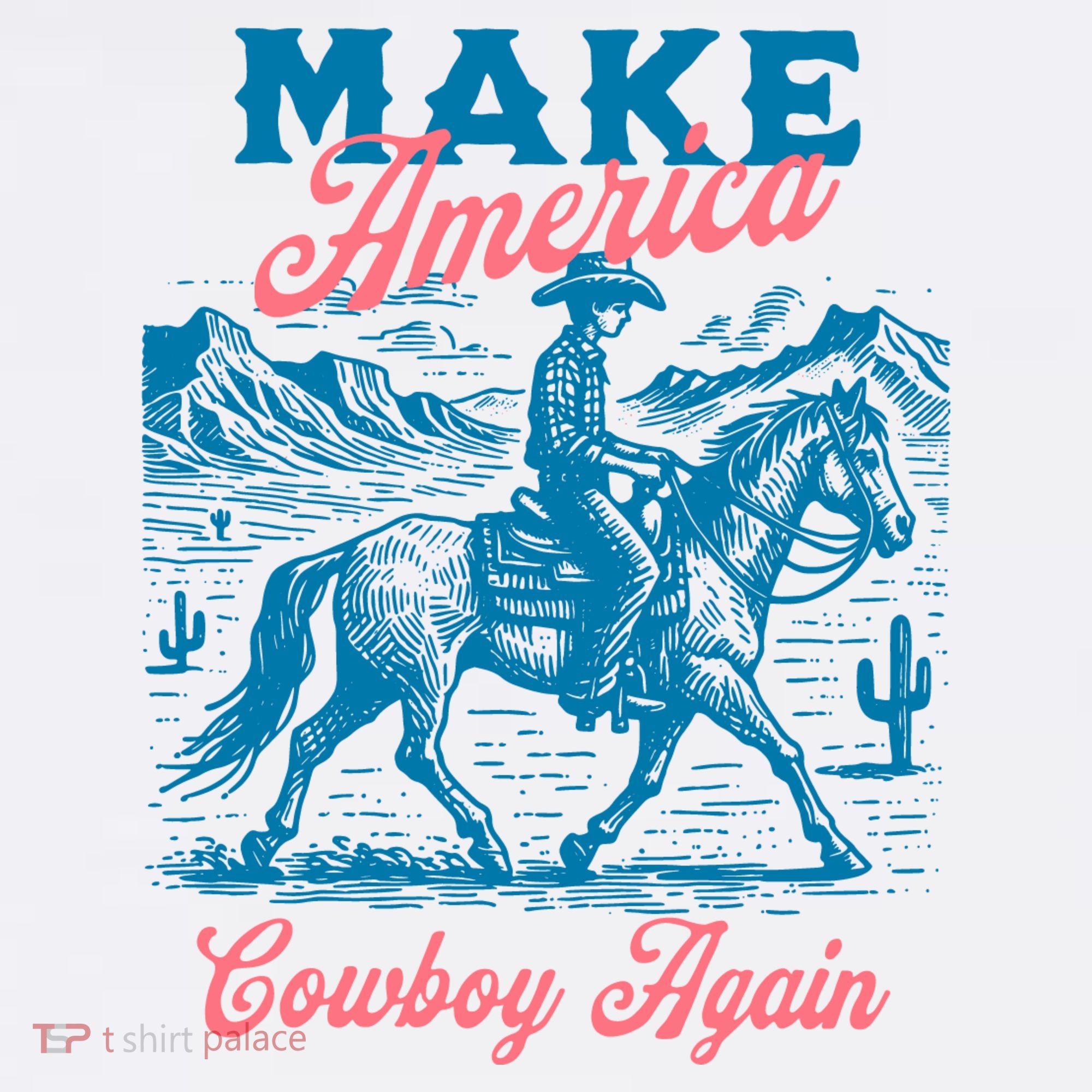 Make America Cowboy Again Western Rodeo Tank Top