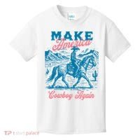 Make America Cowboy Again Western Rodeo Kids T-Shirt thumb 0