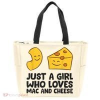 Macaroni And Cheese Just A Girl Who Loves Mac And Cheese Tote Bag thumb 0