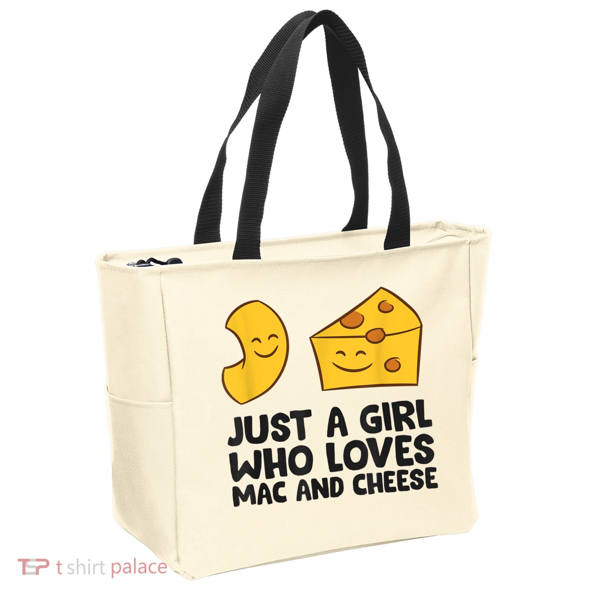 Macaroni And Cheese Just A Girl Who Loves Mac And Cheese Tote Bag