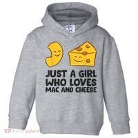 Macaroni And Cheese Just A Girl Who Loves Mac And Cheese Toddler Hoodie thumb 0