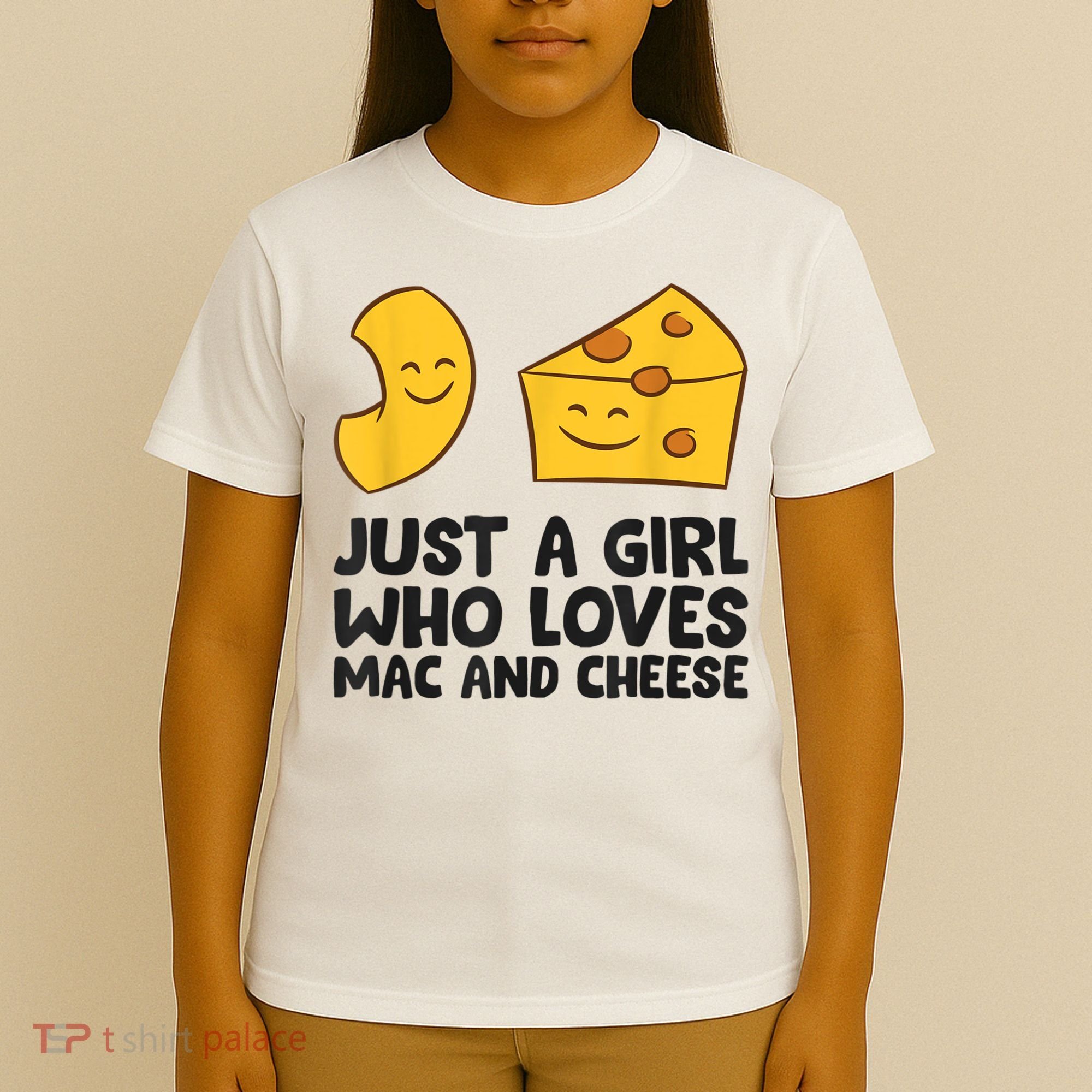 Macaroni And Cheese Just A Girl Who Loves Mac And Cheese T-Shirt