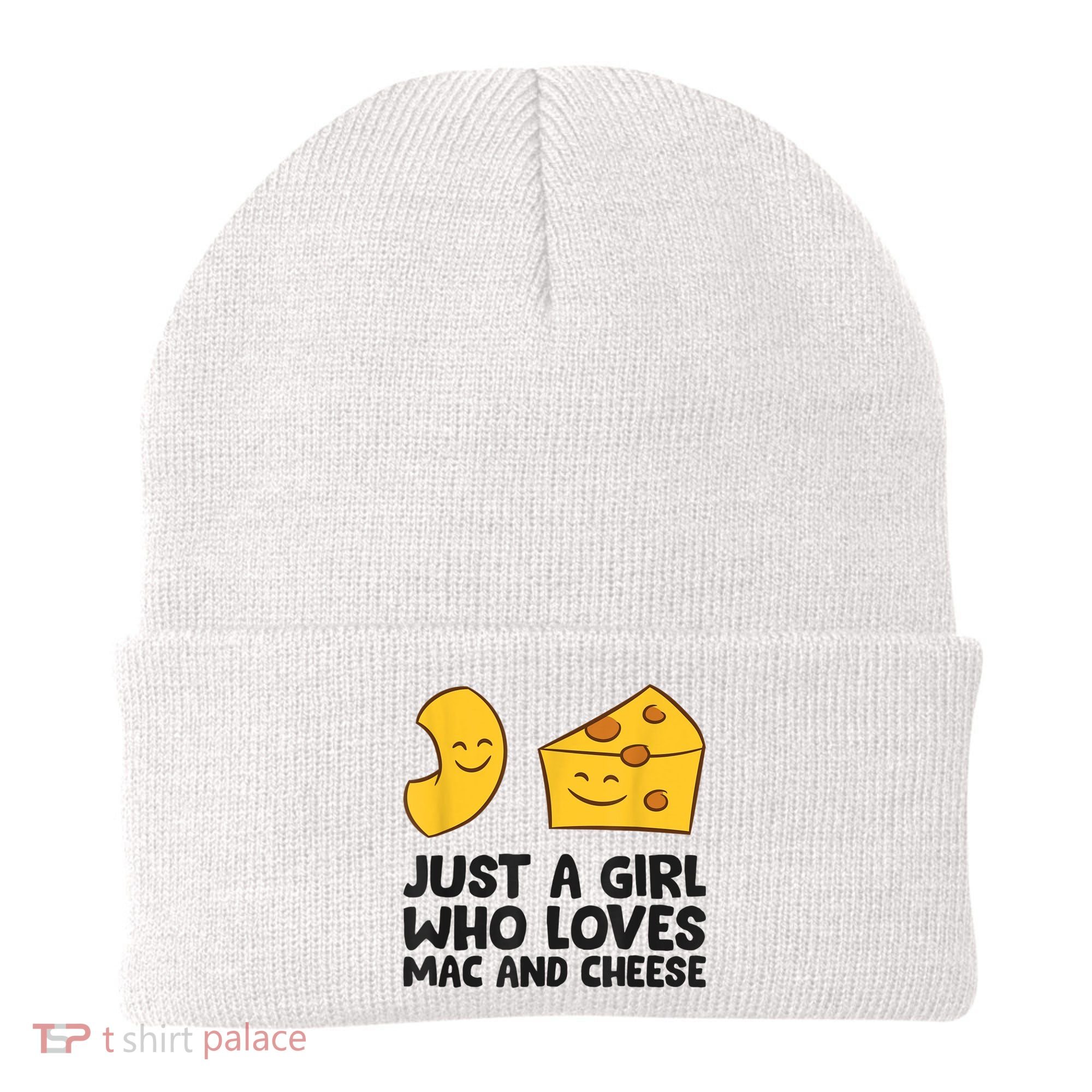Macaroni And Cheese Just A Girl Who Loves Mac And Cheese Beanie