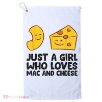 Macaroni And Cheese Just A Girl Who Loves Mac And Cheese Golf Towel thumb 0