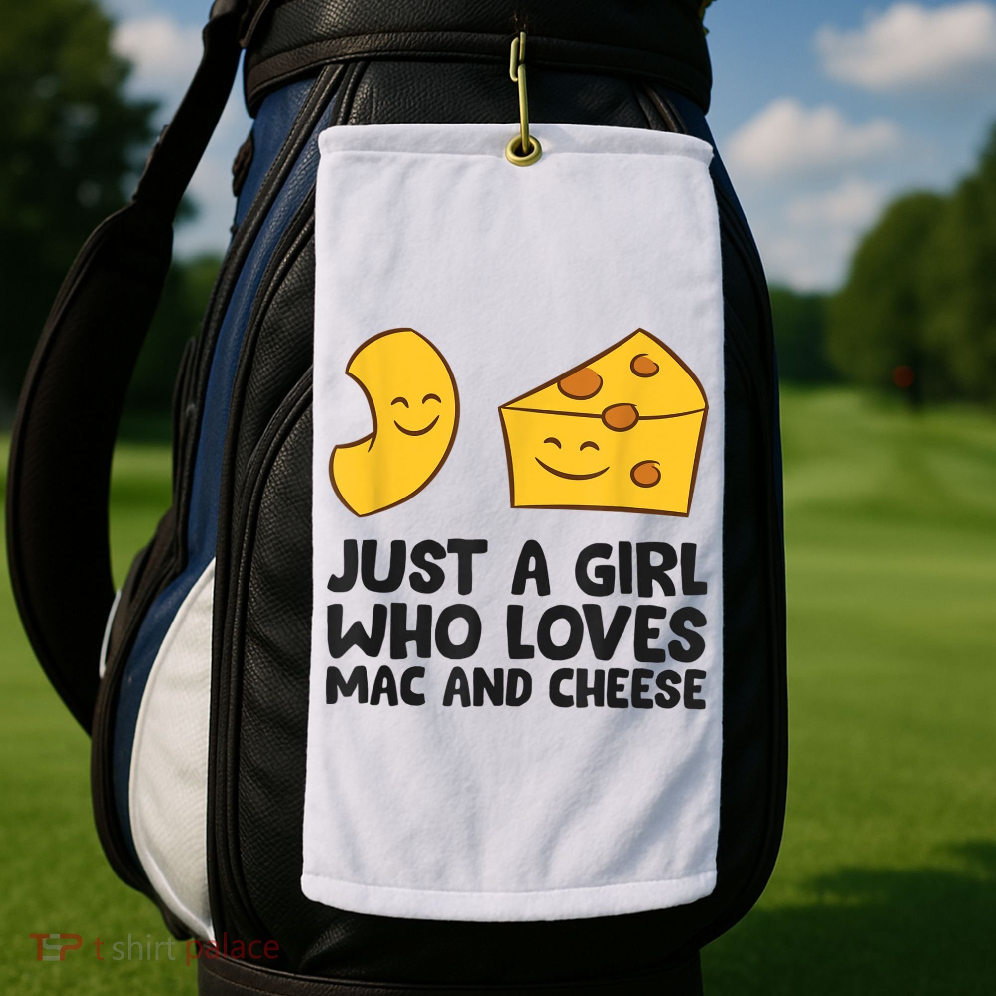 Macaroni And Cheese Just A Girl Who Loves Mac And Cheese Golf Towel
