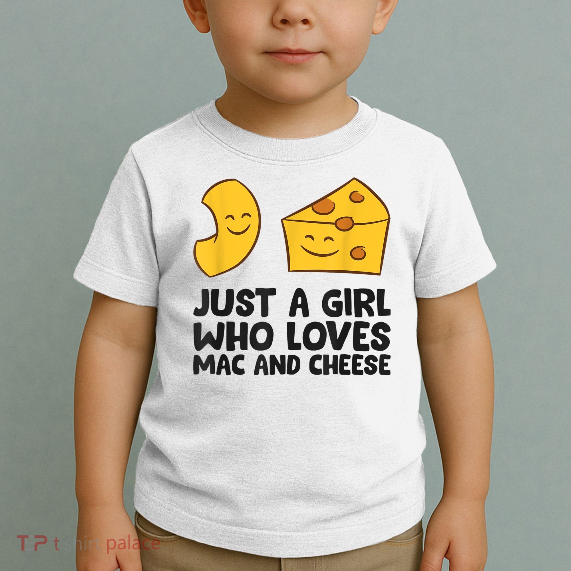 Macaroni And Cheese Just A Girl Who Loves Mac And Cheese Toddler T-Shirt