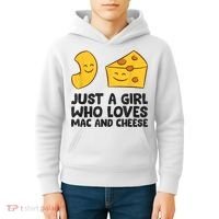Macaroni And Cheese Just A Girl Who Loves Mac And Cheese Kids Hoodie thumb 4