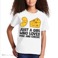 Macaroni And Cheese Just A Girl Who Loves Mac And Cheese Kids T-Shirt thumb 2