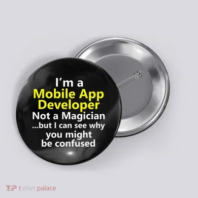 Mobile App Developer Ux Ui Design Web Job Title Career Button