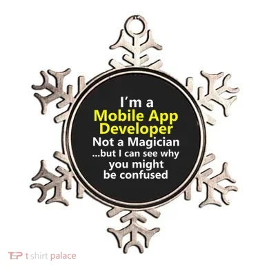 Mobile App Developer Ux Ui Design Web Job Title Career Ornament