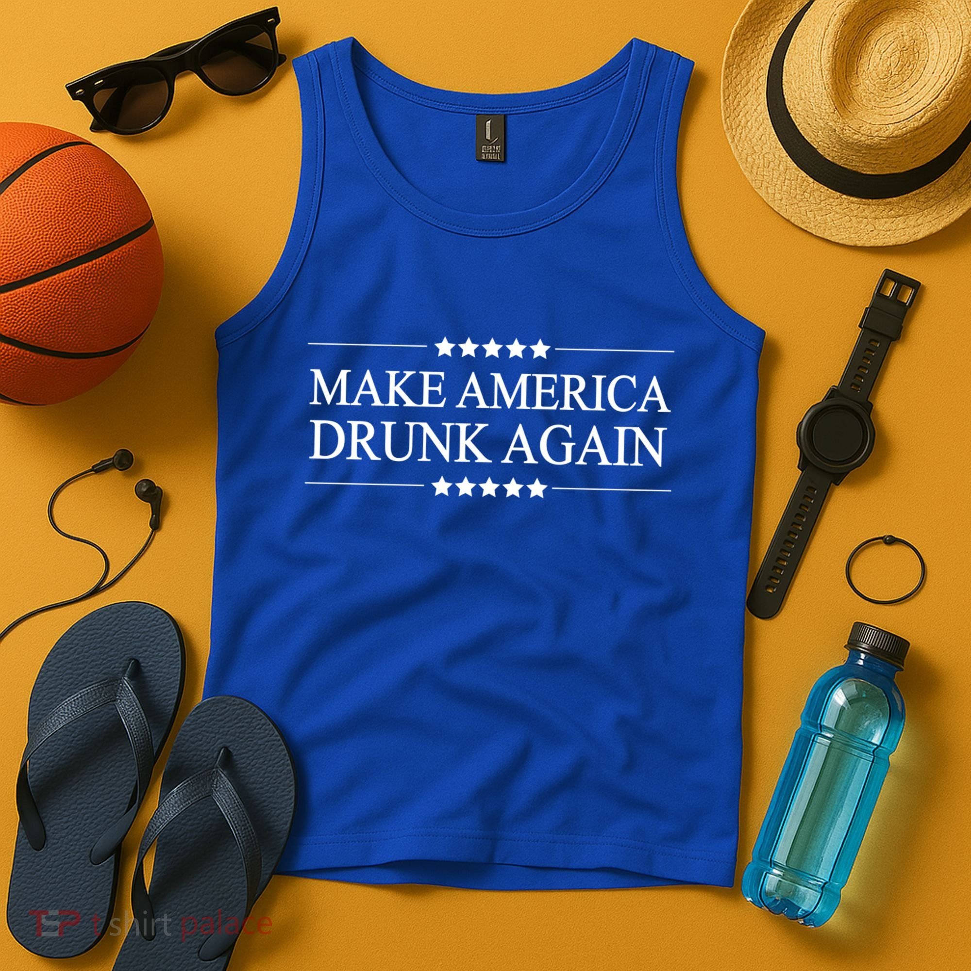 Make America Drunk Again Funny Alcoholic Gift Gift Tank Top