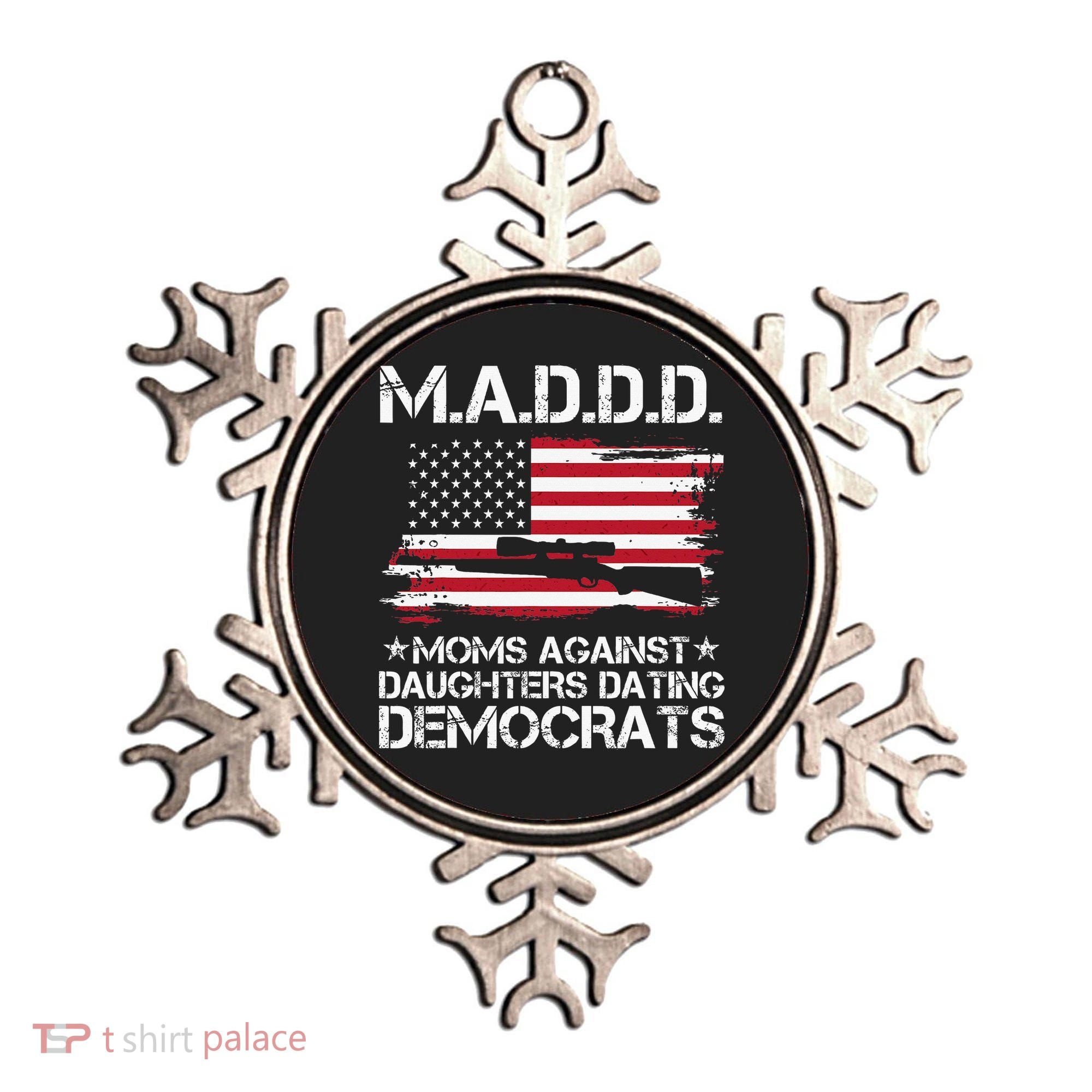 Moms Against Daughters Dating Democrats Mother Day Ornament