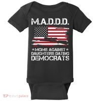 Moms Against Daughters Dating Democrats Mother Day Baby Bodysuit thumb 0