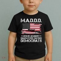 Moms Against Daughters Dating Democrats Mother Day Toddler T-Shirt thumb 2