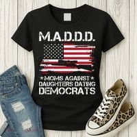 Moms Against Daughters Dating Democrats Mother Day Women's T-Shirt thumb 3