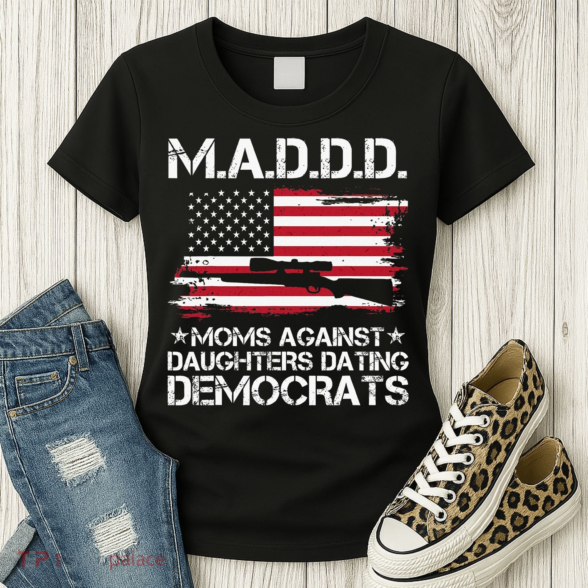 Moms Against Daughters Dating Democrats Mother Day Women's T-Shirt