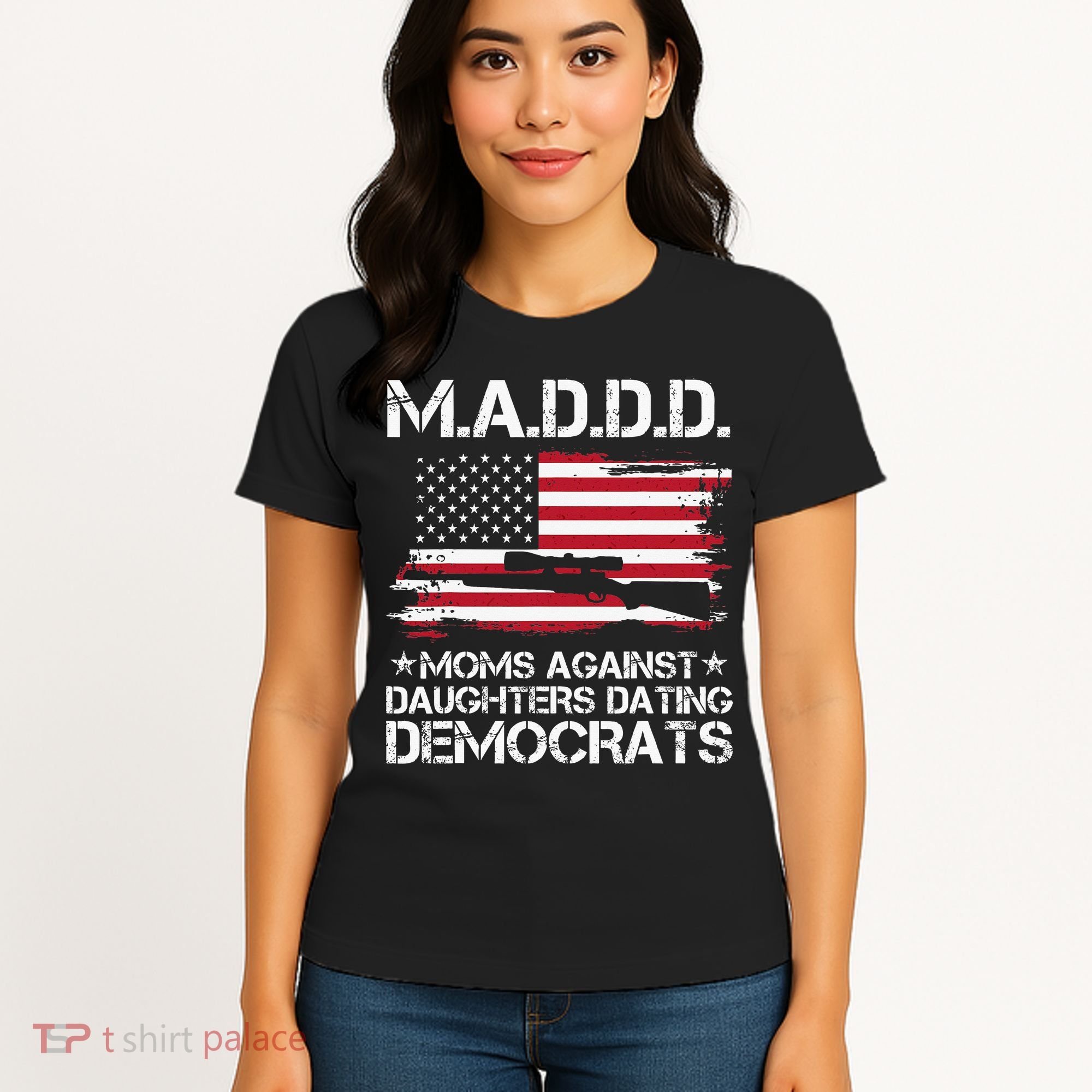 Moms Against Daughters Dating Democrats Mother Day Women's T-Shirt