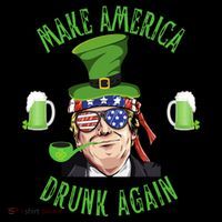 Make America Drunk Again Funny Trump St Patricks Paddys Day Gift Coffee Mug thumb 5