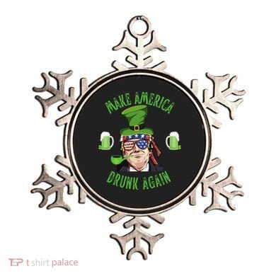 Make America Drunk Again Funny Trump St Patricks Paddys Day Gift Ornament