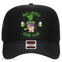 Make America Drunk Again Funny Trump St Patricks Paddys Day Gift Hat thumb 0
