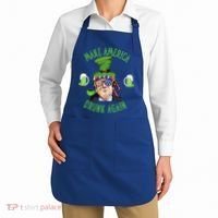 Make America Drunk Again Funny Trump St Patricks Paddys Day Gift Apron thumb 2