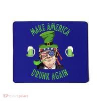 Make America Drunk Again Funny Trump St Patricks Paddys Day Gift Mousepad thumb 0