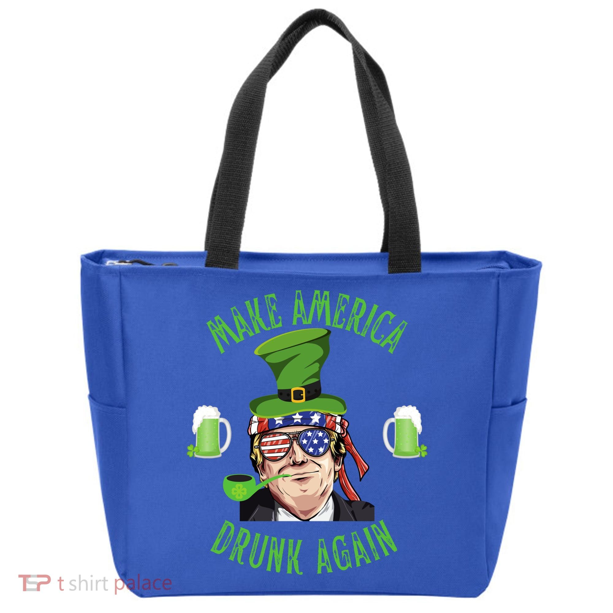 Make America Drunk Again Funny Trump St Patricks Paddys Day Gift Tote Bag
