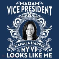 Madam Vice President Kamala Harris My VP Looks Like Me Sweatshirt thumb 3