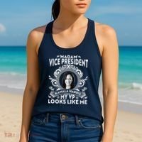 Madam Vice President Kamala Harris My VP Looks Like Me Women's Tank Top thumb 2
