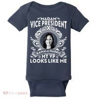 Madam Vice President Kamala Harris My VP Looks Like Me Baby Bodysuit thumb 0