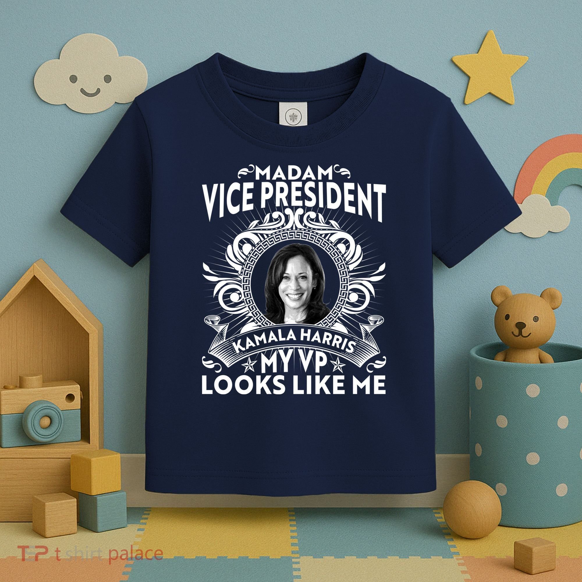 Madam Vice President Kamala Harris My VP Looks Like Me Toddler T-Shirt