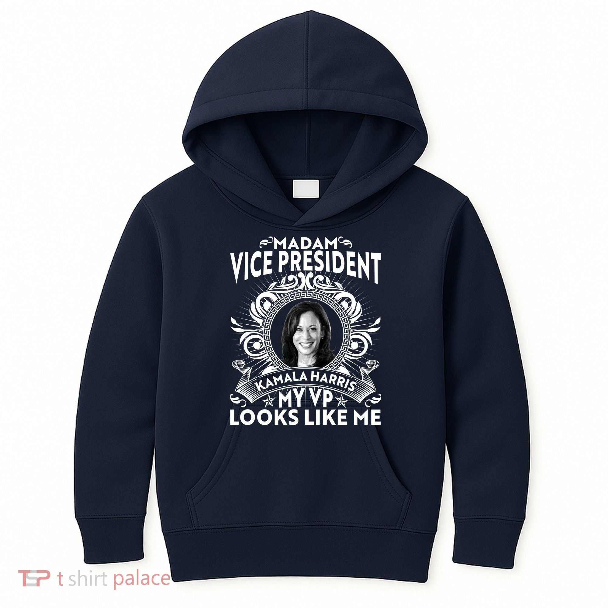Madam Vice President Kamala Harris My VP Looks Like Me Kids Hoodie