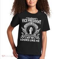 Madam Vice President Kamala Harris My VP Looks Like Me Kids T-Shirt thumb 2