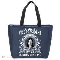 Madam Vice President Kamala Harris My VP Looks Like Me Tote Bag thumb 0