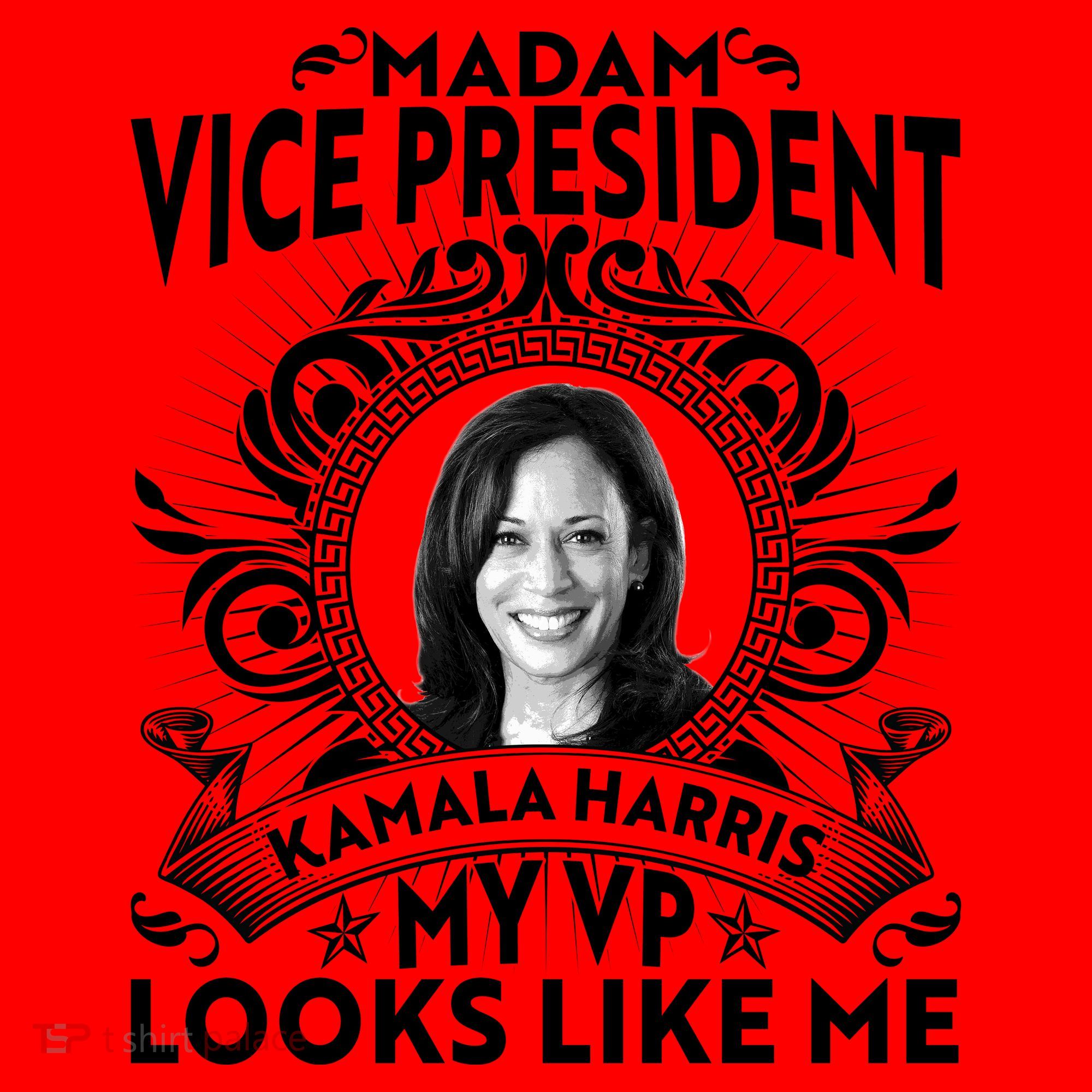 Madam Vice President Kamala Harris My VP Looks Like Me Santa Hat
