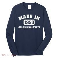 Made In 1950 All Original Parts Long Sleeve Shirt thumb 0
