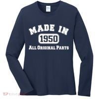 Made In 1950 All Original Parts Women's Long Sleeve Shirt thumb 0