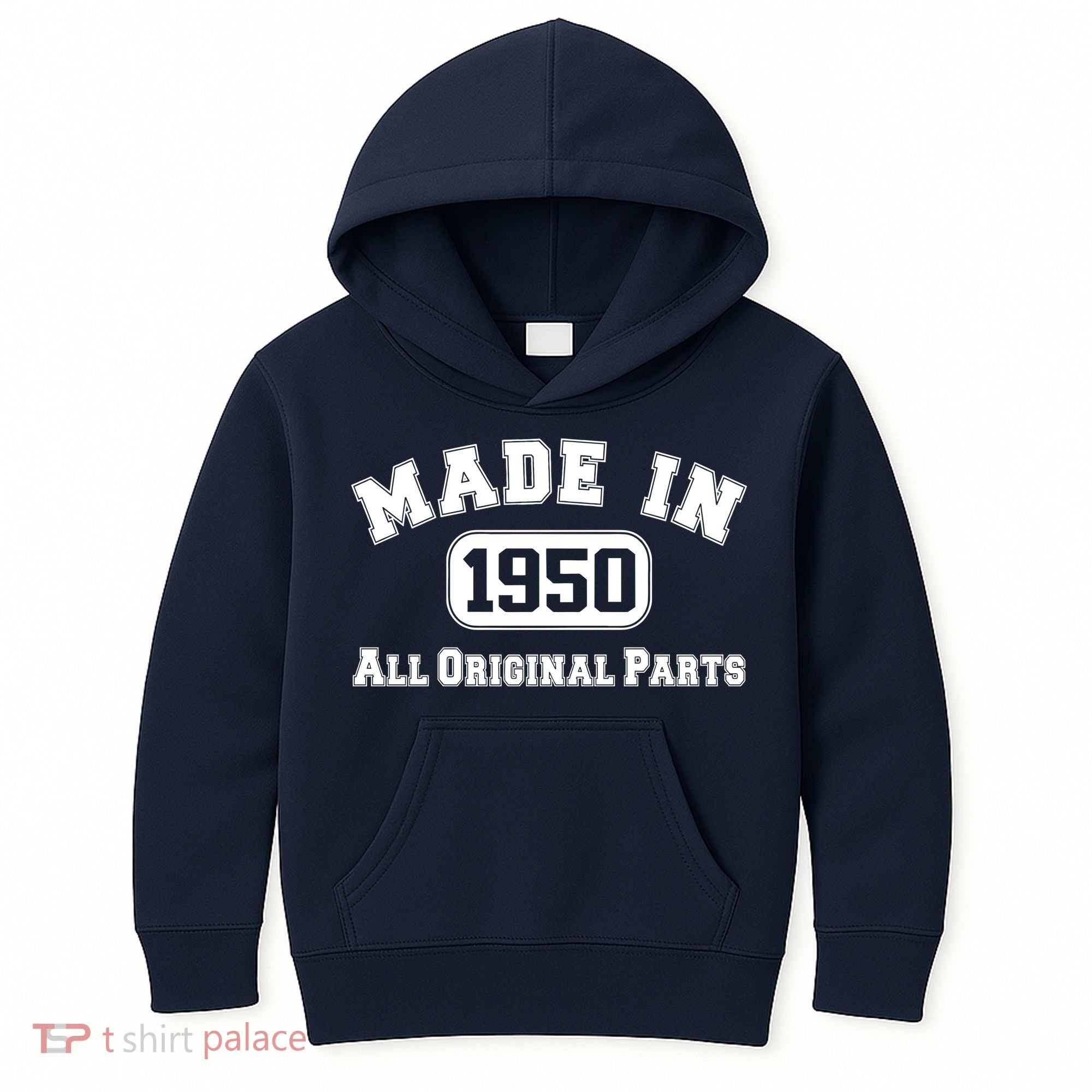 Made In 1950 All Original Parts Kids Hoodie