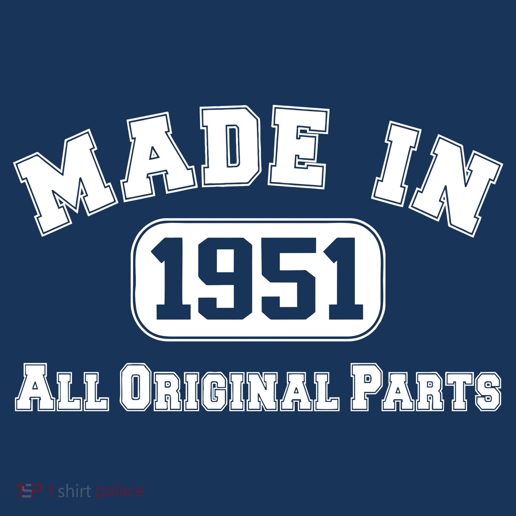 Made In 1951 All Original Parts Women's Hoodie