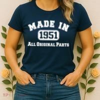 Made In 1951 All Original Parts Women's T-Shirt thumb 2