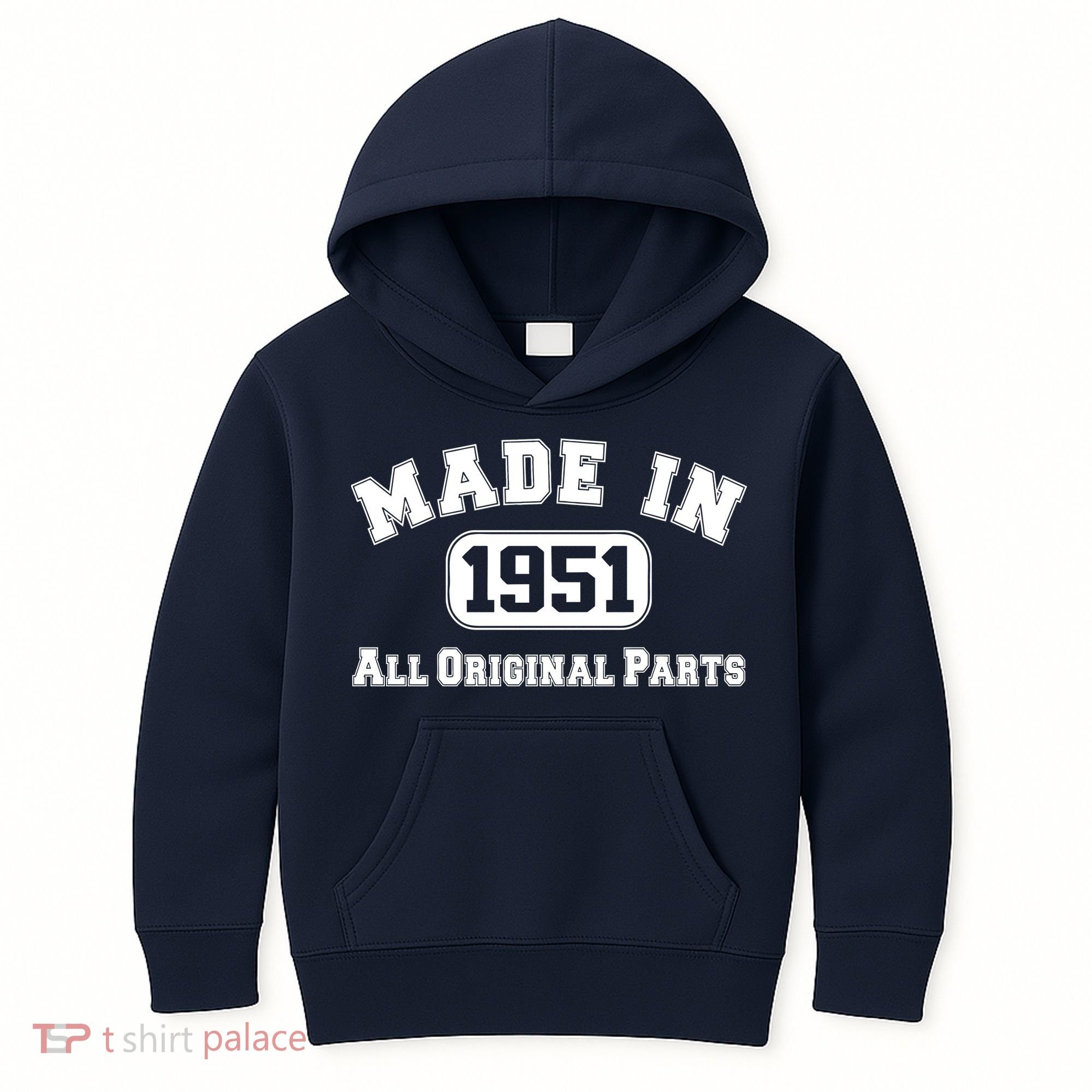Made In 1951 All Original Parts Kids Hoodie
