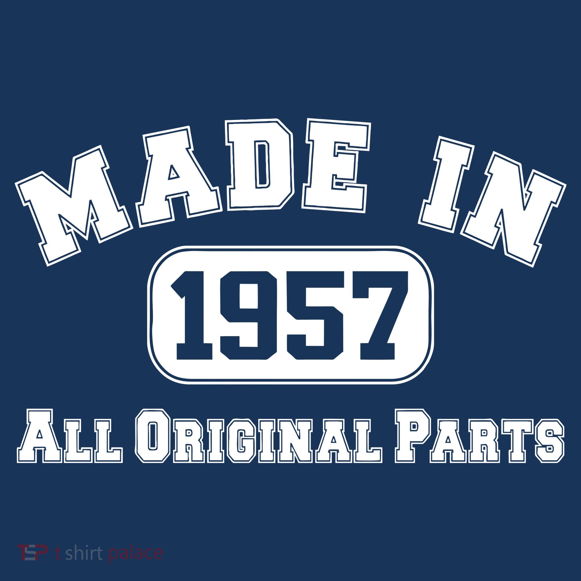 Made In 1957 All Original Parts Women's Hoodie