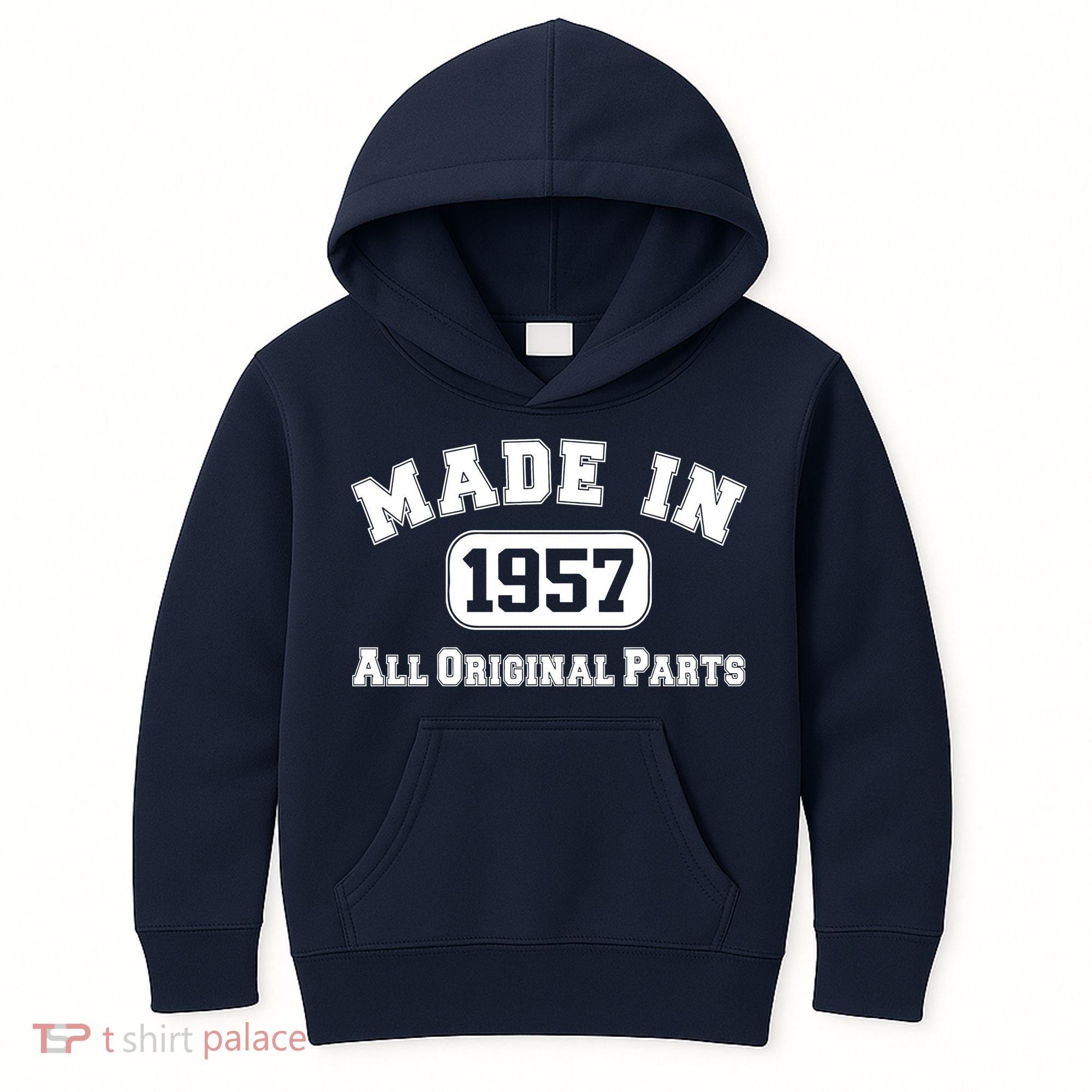 Made In 1957 All Original Parts Kids Hoodie
